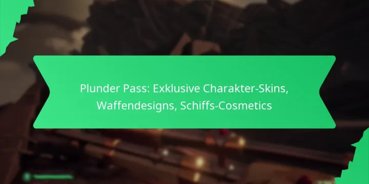 Plunder Pass: Exklusive Charakter-Skins, Waffendesigns, Schiffs-Cosmetics