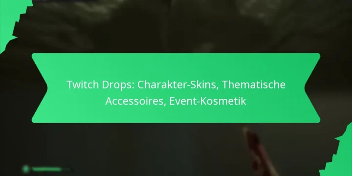 Twitch Drops: Charakter-Skins, Thematische Accessoires, Event-Kosmetik