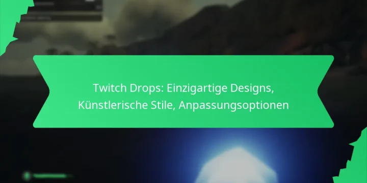 Twitch Drops: Einzigartige Designs, Künstlerische Stile, Anpassungsoptionen