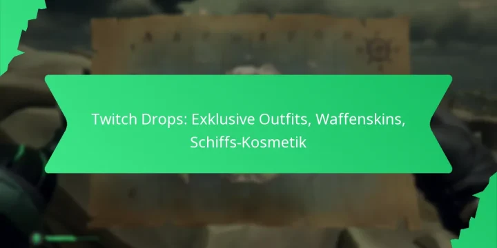 Twitch Drops: Exklusive Outfits, Waffenskins, Schiffs-Kosmetik