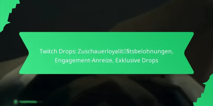 Twitch Drops: Zuschauerloyalitätsbelohnungen, Engagement-Anreize, Exklusive Drops